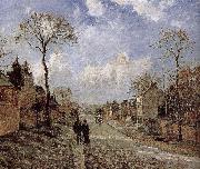 Camille Pissarro Road Vehe s peaceful road oil on canvas